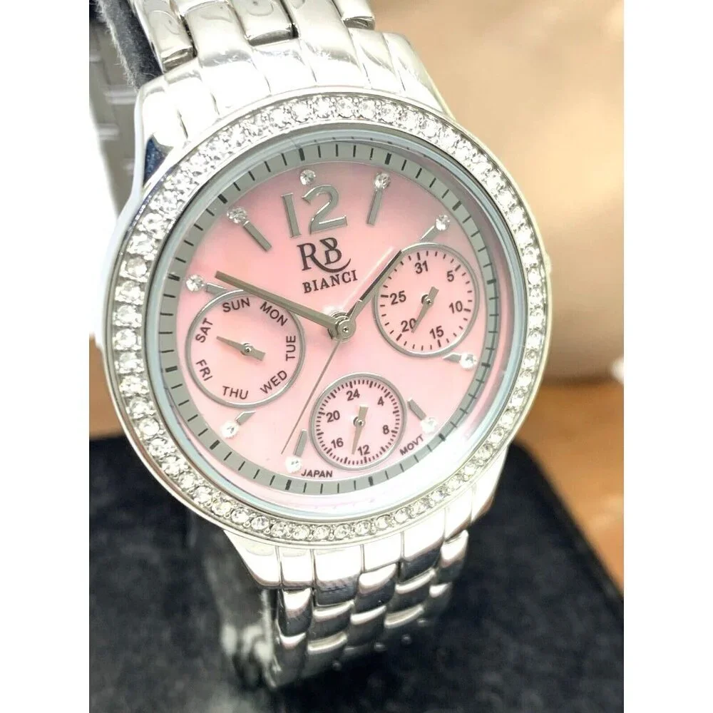 Roberto Bianci Women's Watch RB0842 Valentini Quartz Pink Mother of Pearl Dial